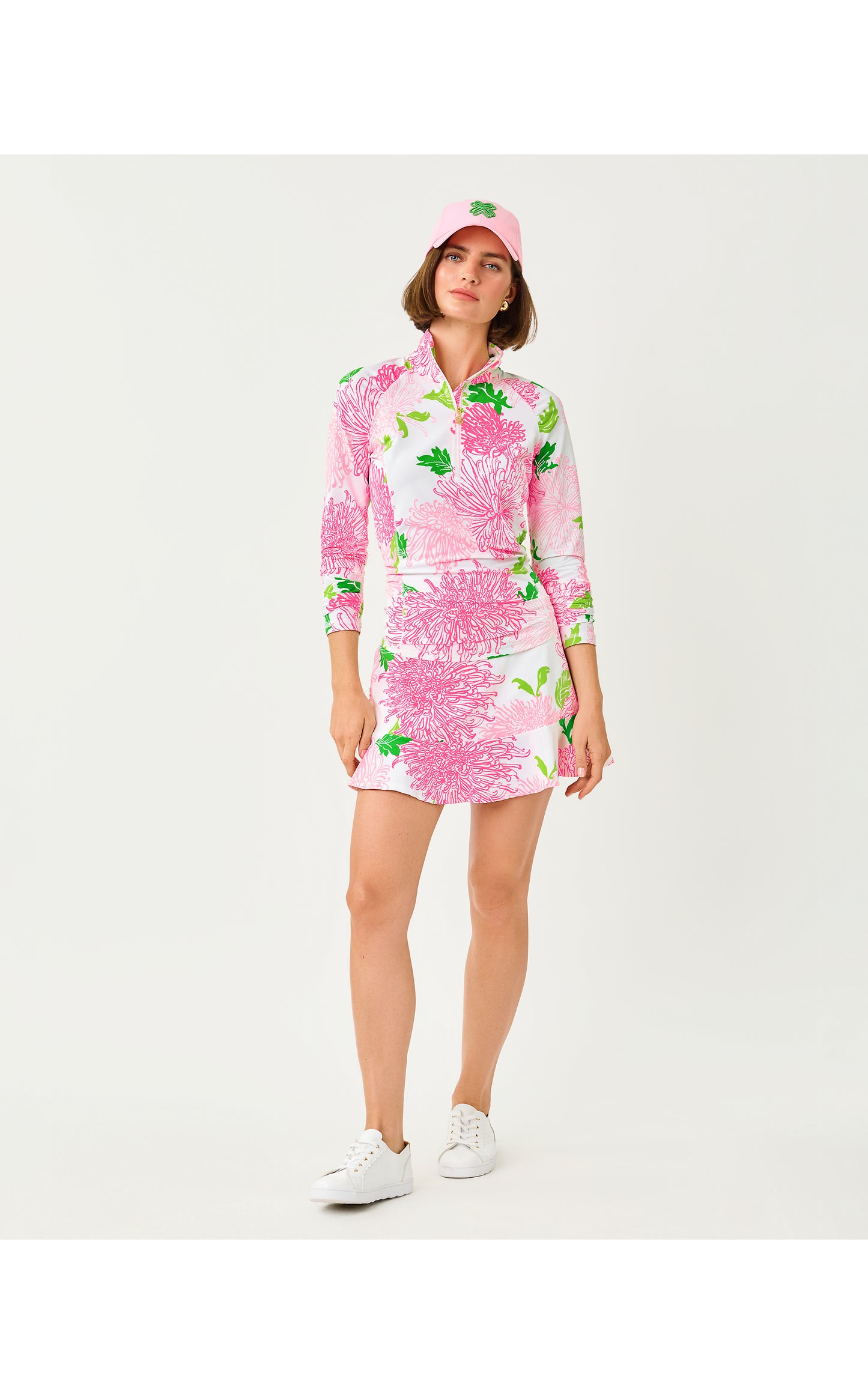 UPF50+ Zadora High Rise Skort - Resort White Lil Go With The Flow