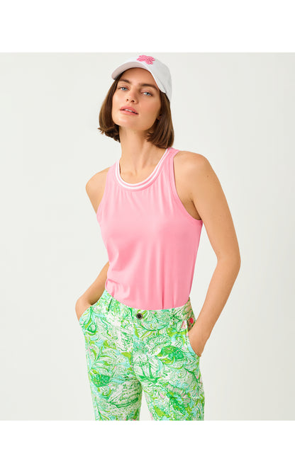 UPF50+ Westley Cutout Tank - Conch Shell Pink