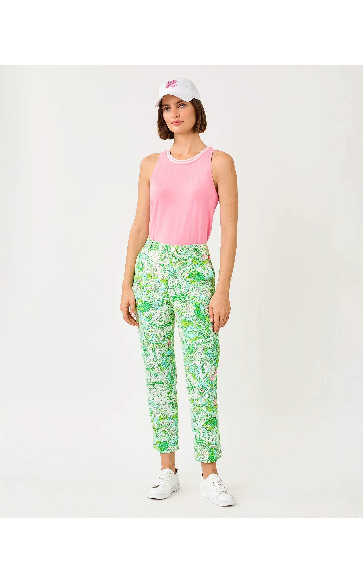 UPF50+ Westley Cutout Tank - Conch Shell Pink