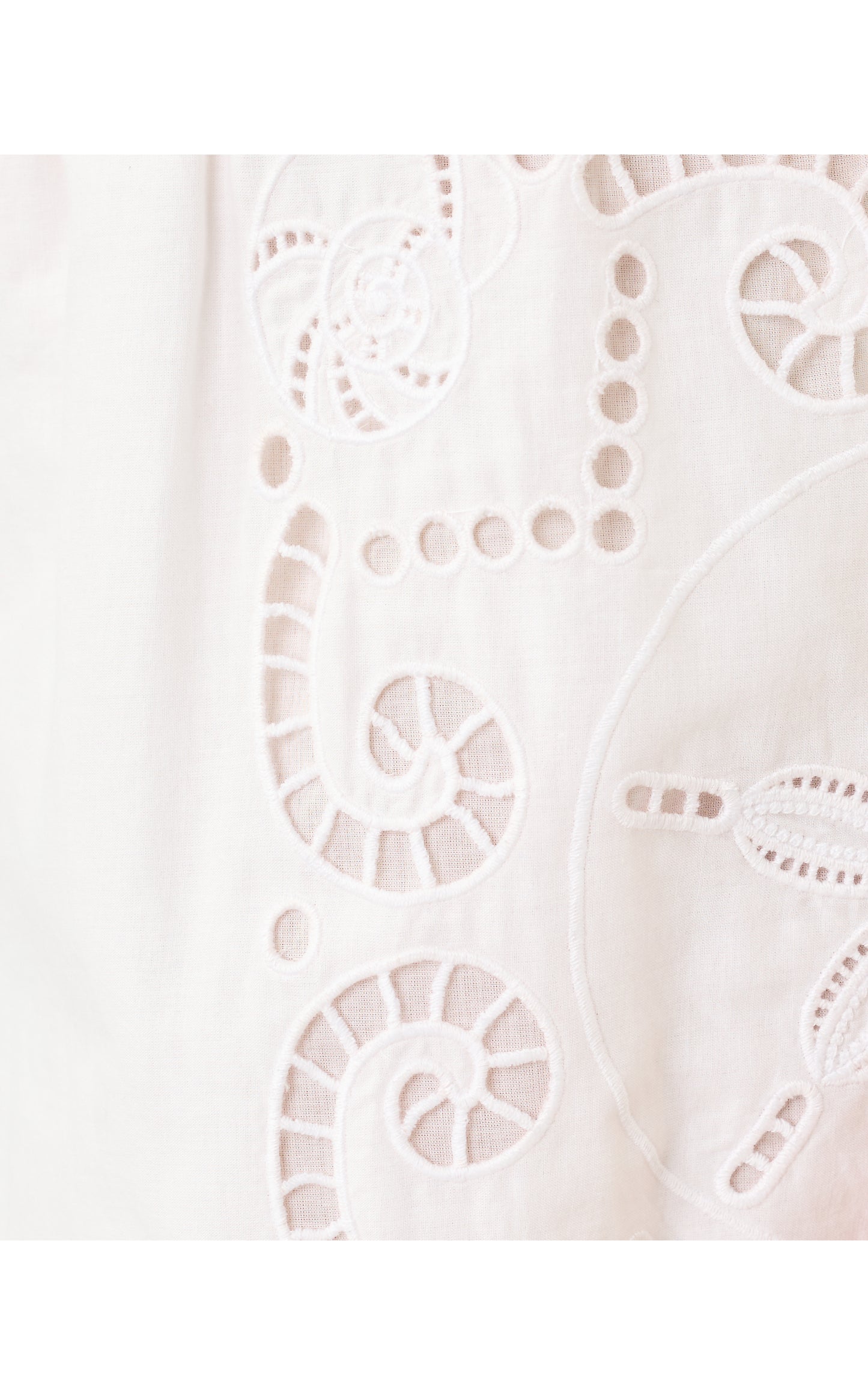 5" Kilah High Rise Eyelet Short - Resort White Shell Of A Time Engineered Eyelet