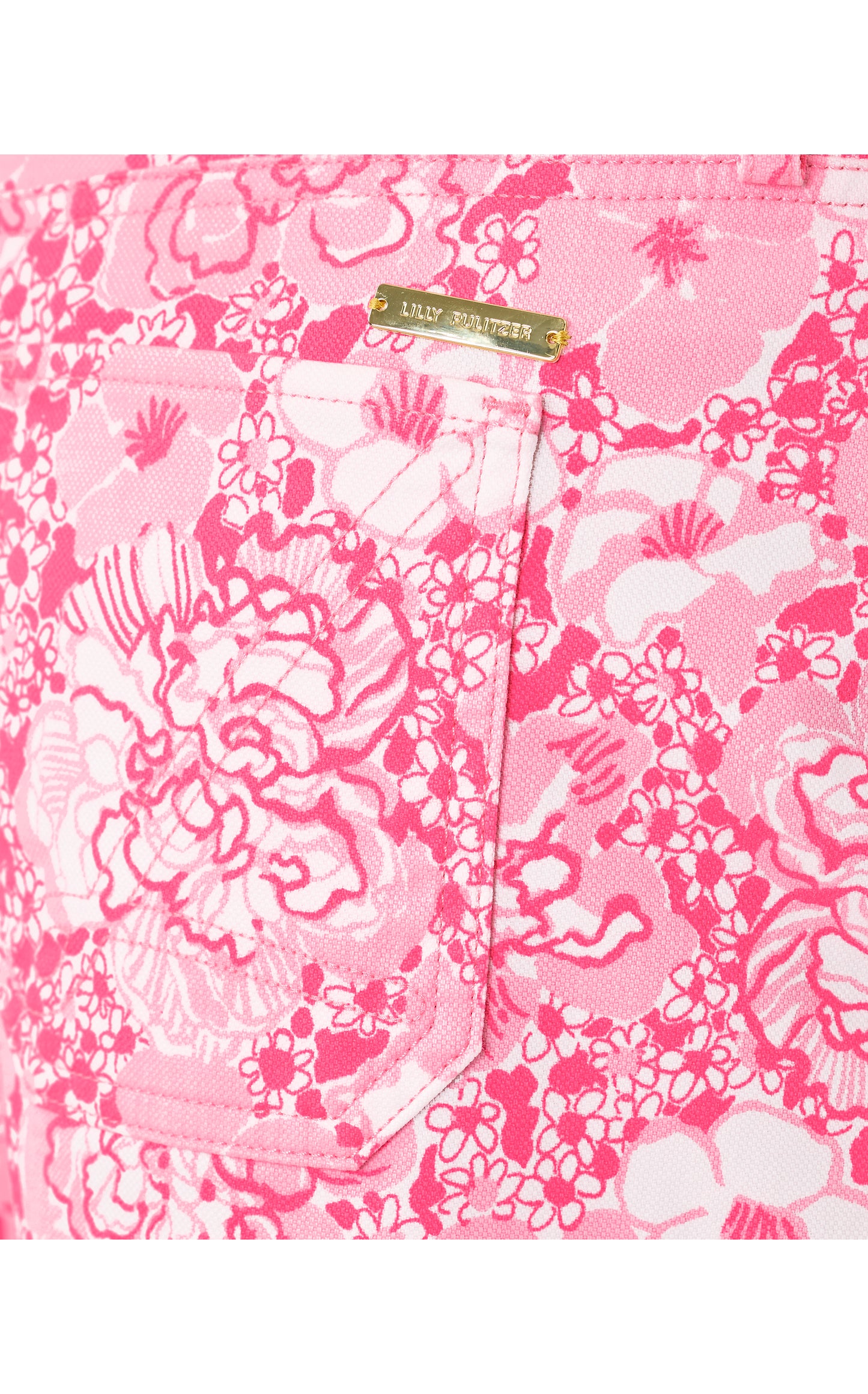 Harleen High Rise Short - Conch Shell Pink Burst Of Joy