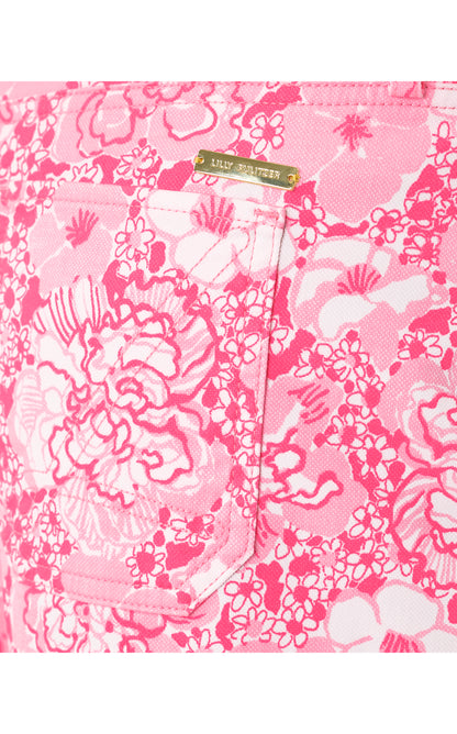 Harleen High Rise Short - Conch Shell Pink Burst Of Joy