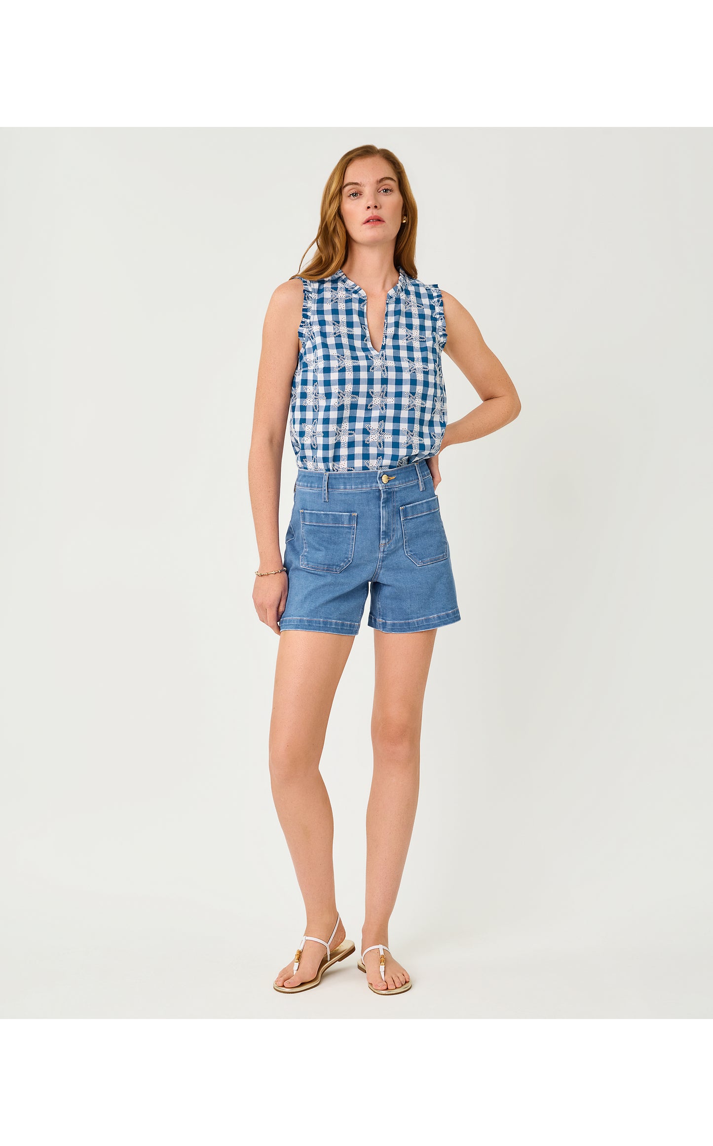Harleen High Rise Short - Rosanna Wash