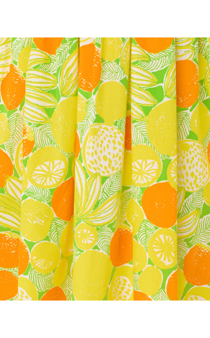 Mini Daisey Midi Dress - Island Palm Zesty