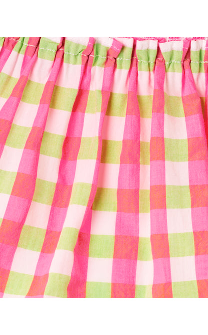 Hadly Smocked Top -Cherry Blossom Pink Summer Lovin Gingham