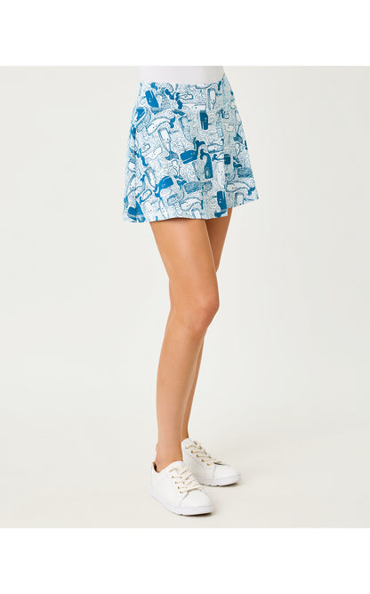 UPF50+ Aila Skort - Nassau Blue Thar She Blows