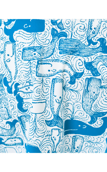 UPF50+ Aila Skort - Nassau Blue Thar She Blows