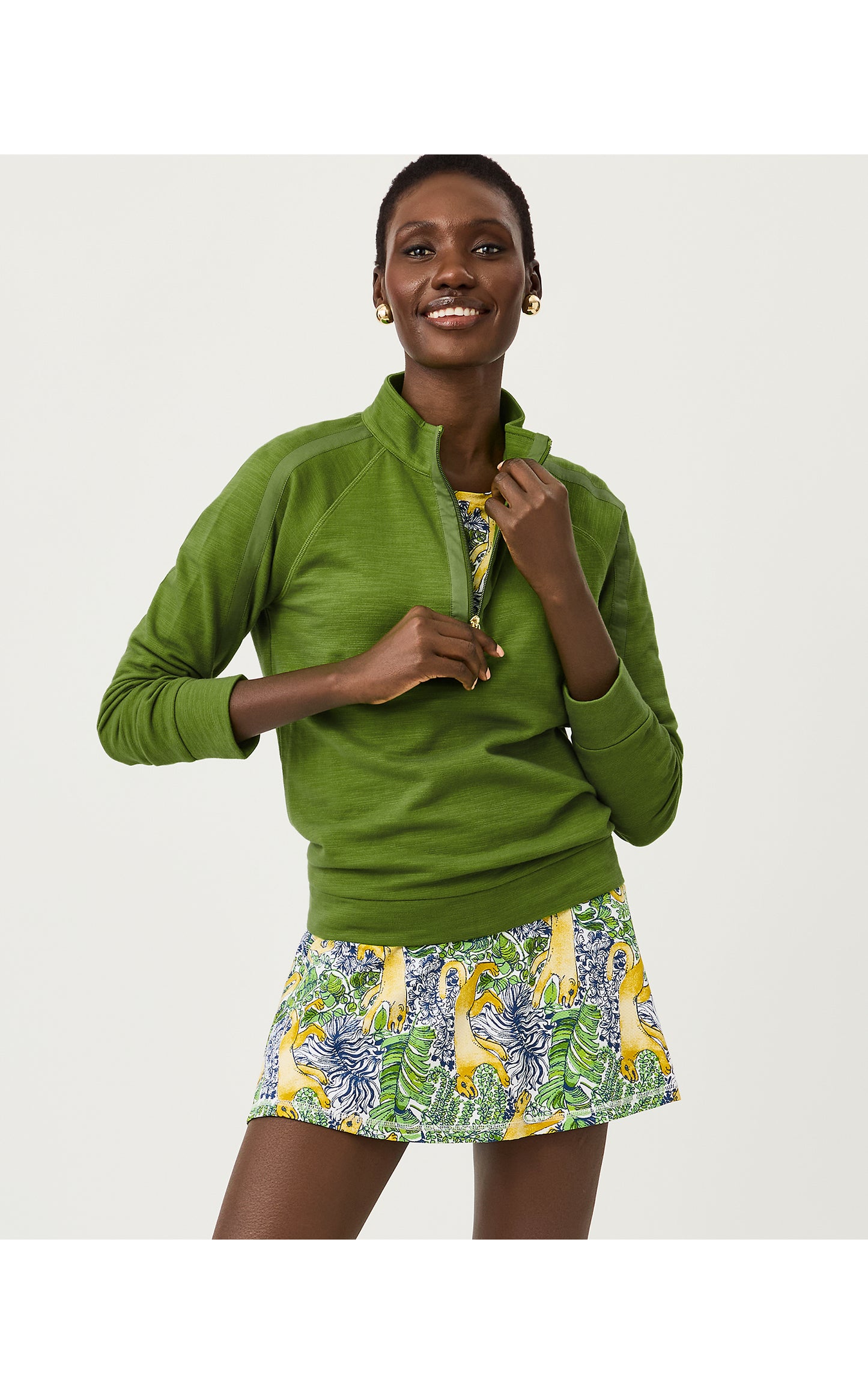 UPF50+ Aila Skort - Multi Lil Palm Prowl
