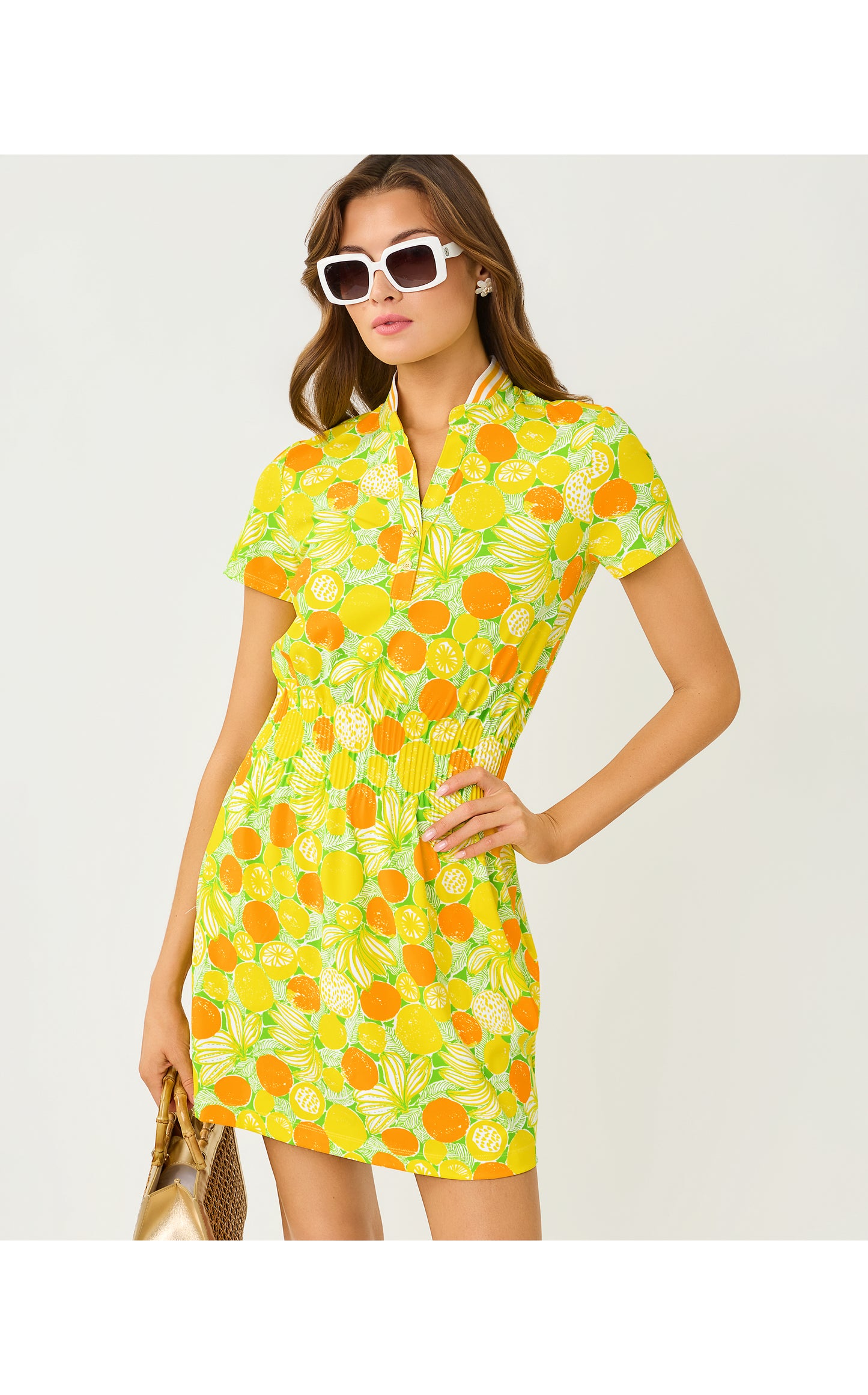 UPF50+ Love Active Dress - Island Palm Zesty