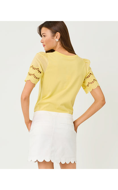 Sebene Knit Top - Finch Yellow