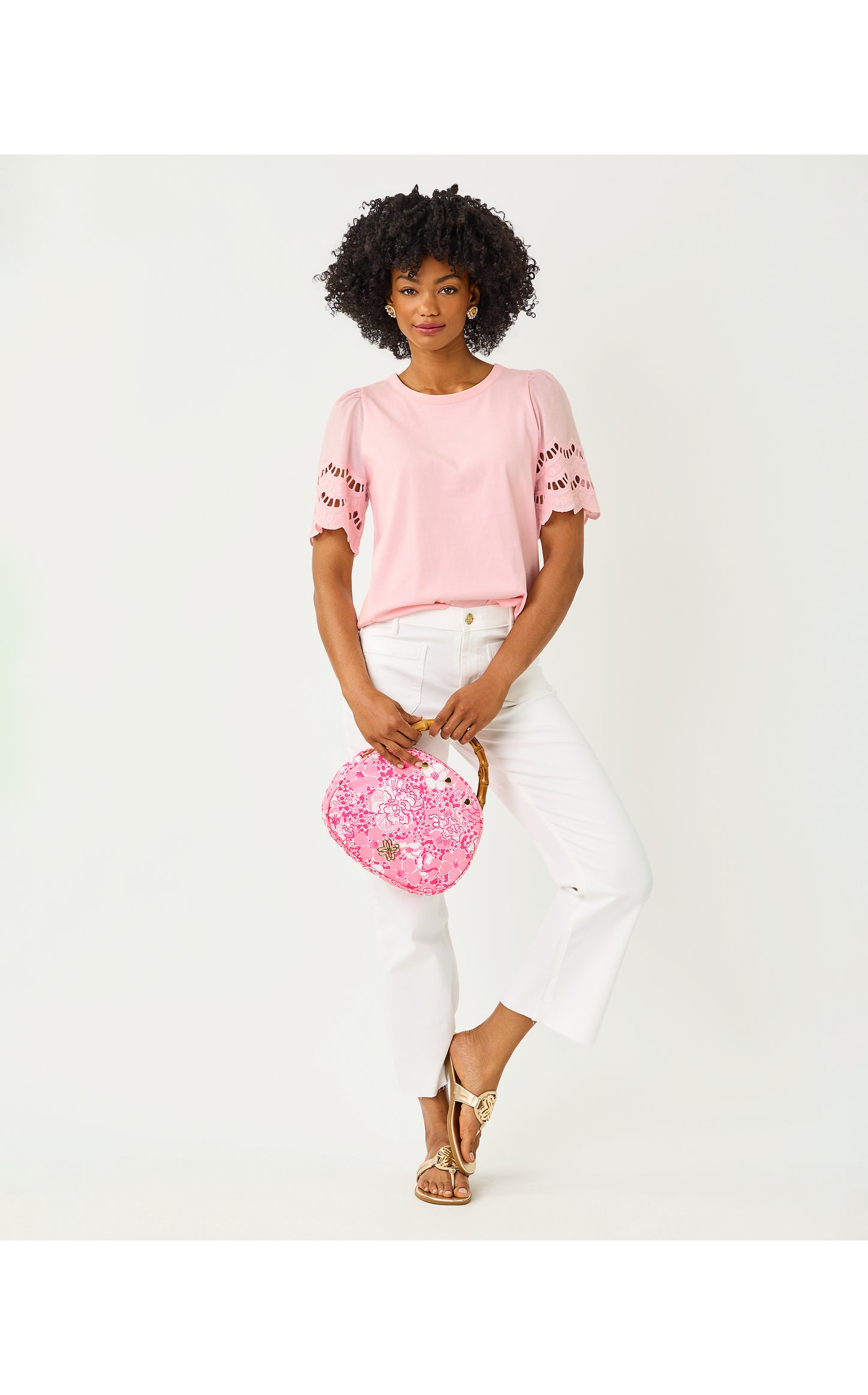 Sebene Knit Top - Pink Muse