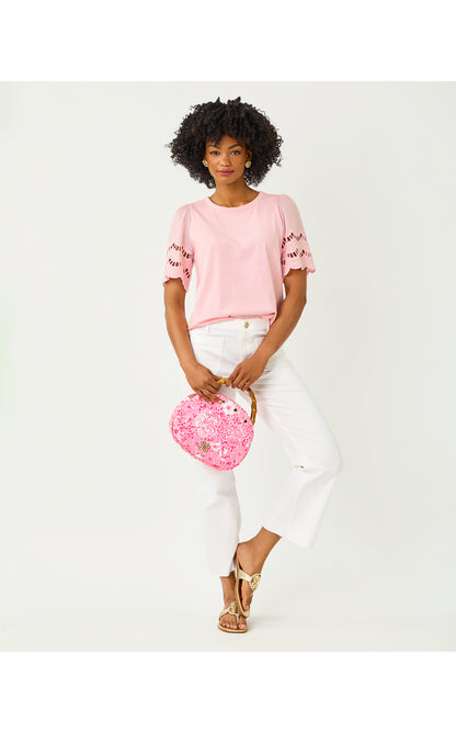 Sebene Knit Top - Pink Muse