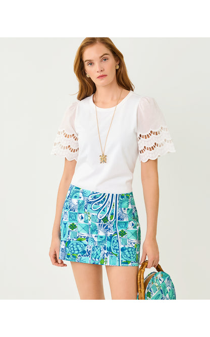 Sebene Knit Top - Resort White