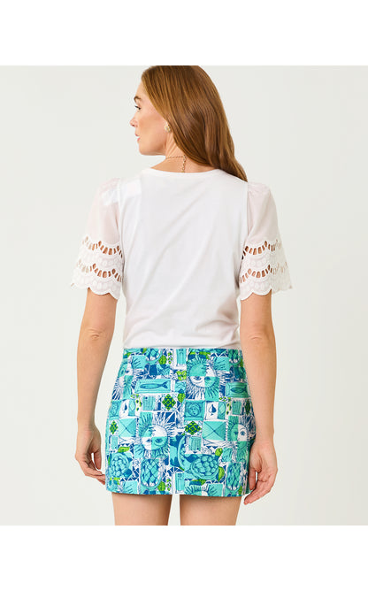 Sebene Knit Top - Resort White