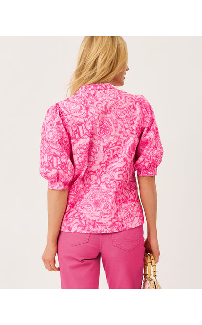 Mialeigh Top - Pink Aster A Rose By Any Other Name