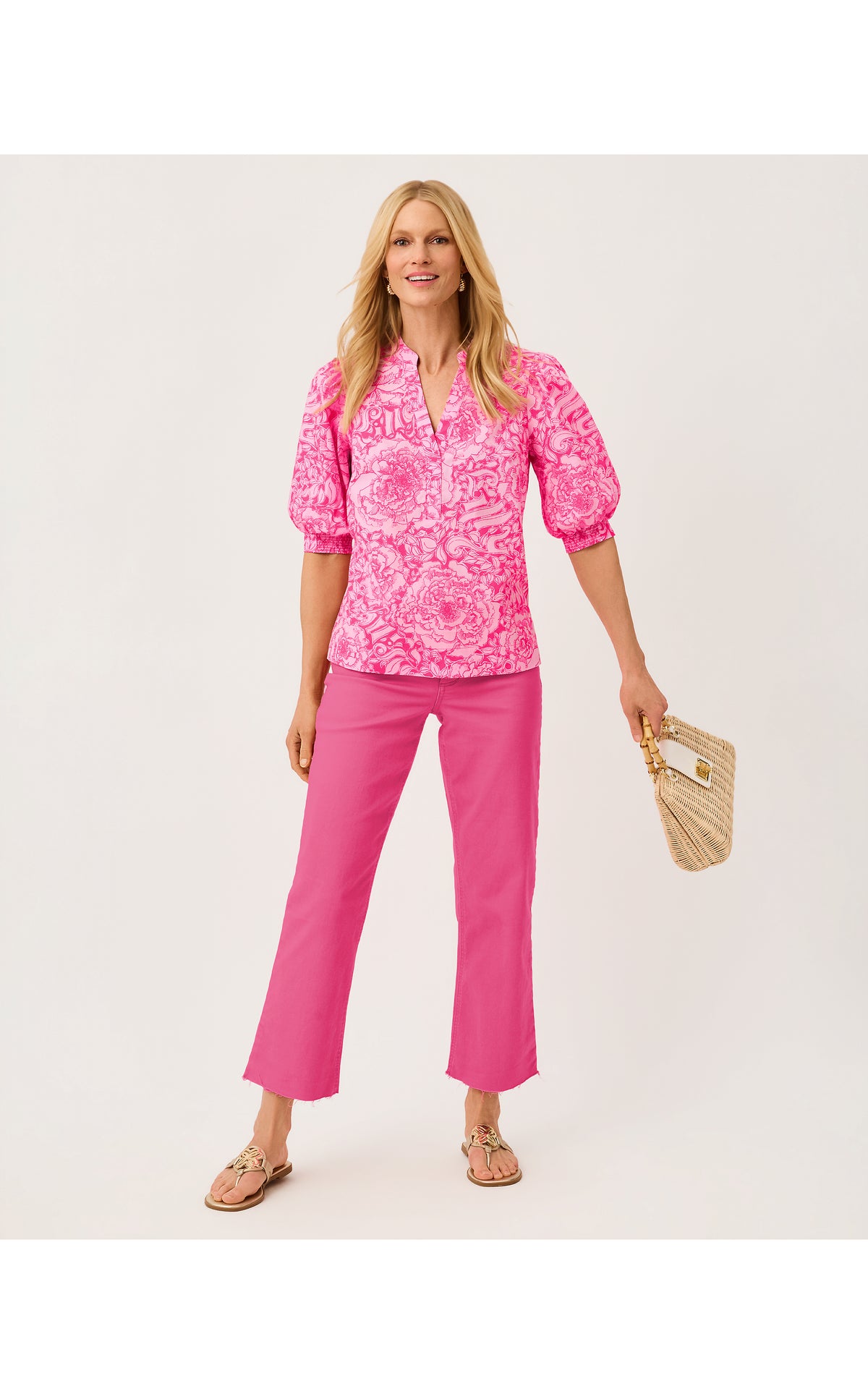 Mialeigh Top - Pink Aster A Rose By Any Other Name