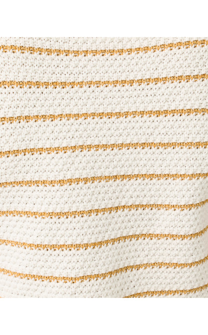 Shayna Sweater Vest - Coconut Palm Tree Stripe
