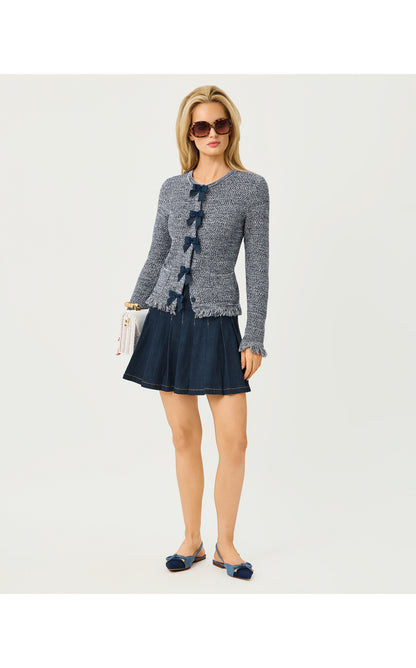 Jayci Denim Mini Skirt - Dark Wash