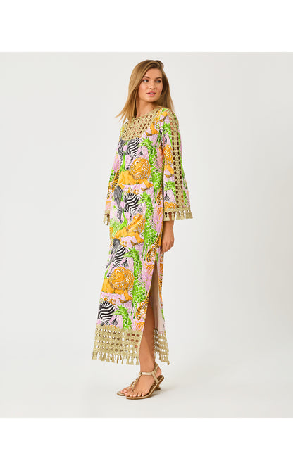 Strothers Stretch Maxi Shift - Multi Lillys Zoo Engineered Woven Maxi