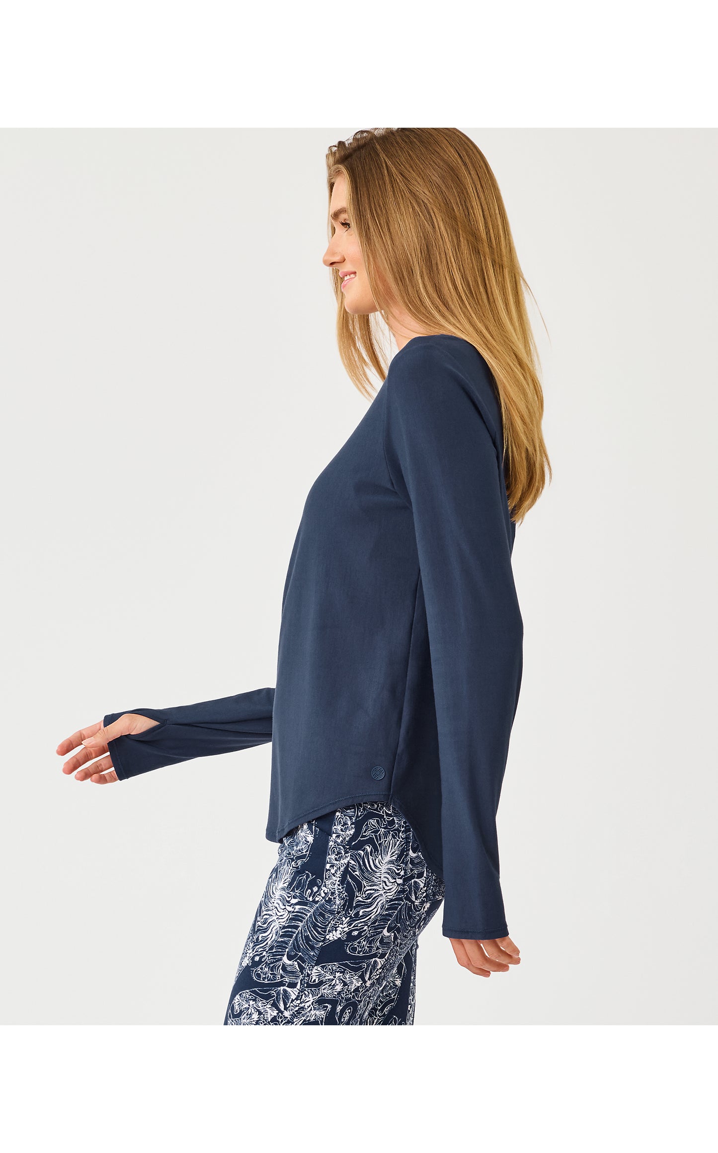 Luxletic Affirmation Pullover - Low Tide Navy
