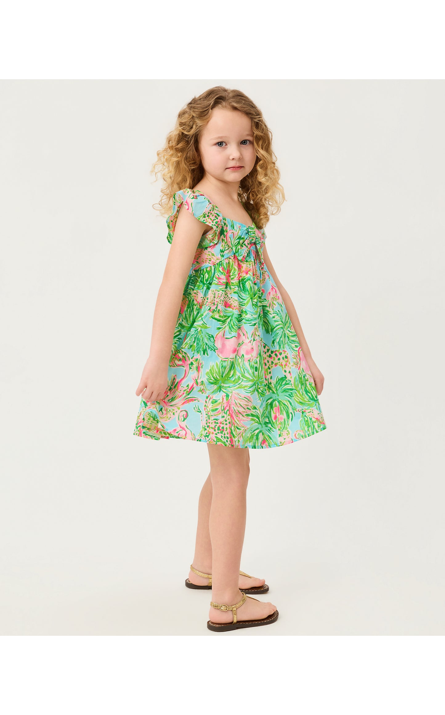 Lilly Pulitzer X Janie and Jack - Anika Bow Dress - Multi On Parade