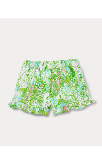 Lilly Pulitzer X Janie and Jack - Talulah Ruffle Short - Resort White Ship To Shore