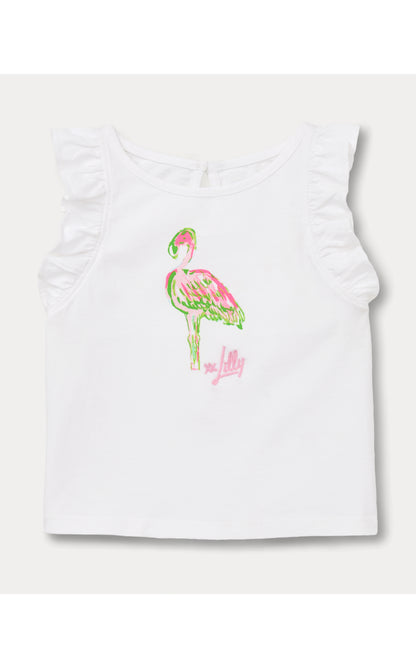 Lilly Pulitzer X Janie and Jack - Chickie Ruffle Top - Multi On Parade Graphic