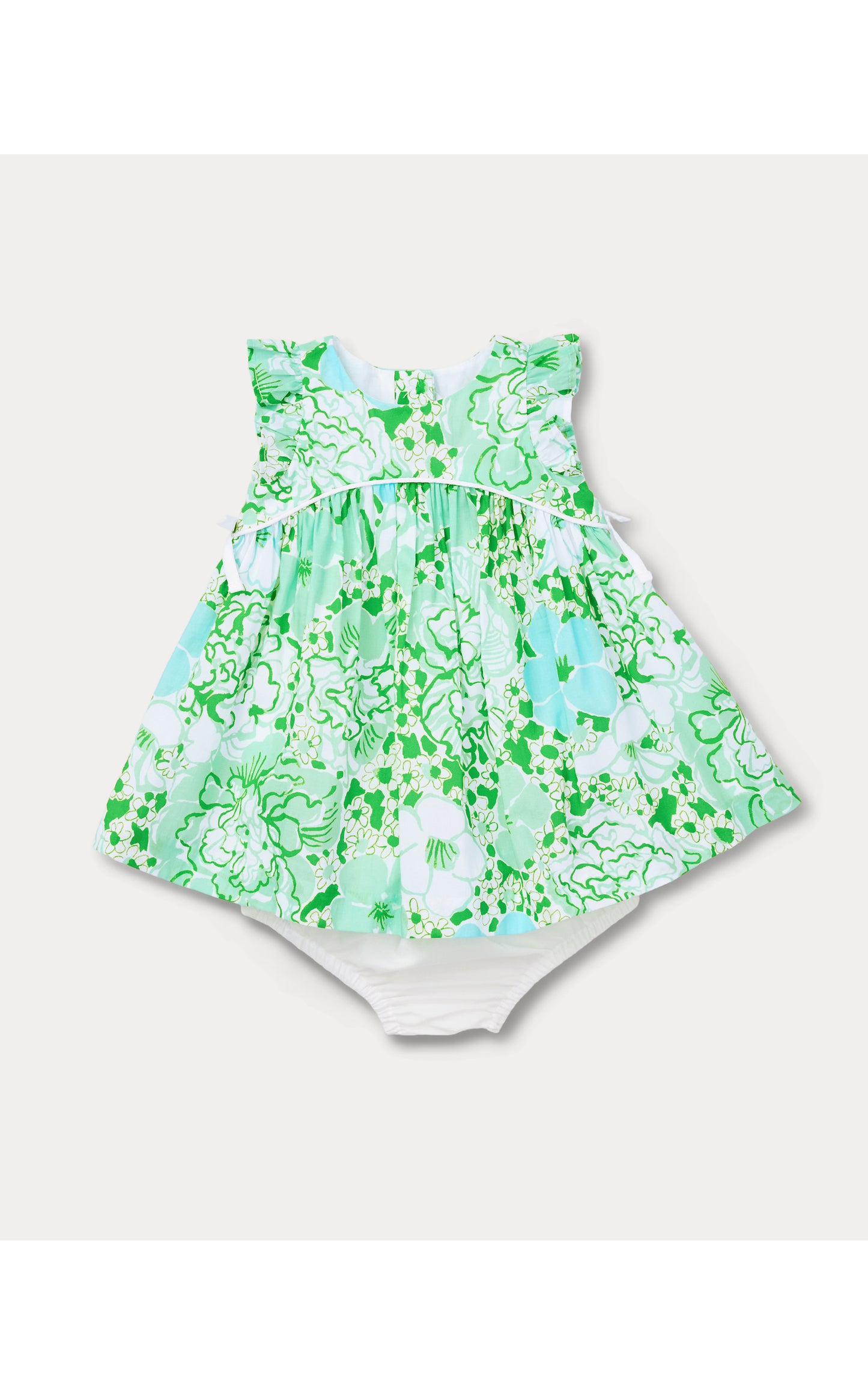 Lilly Pulitzer X Janie and Jack - Georgina Baby Dress - Mint Condition Burst Of Joy