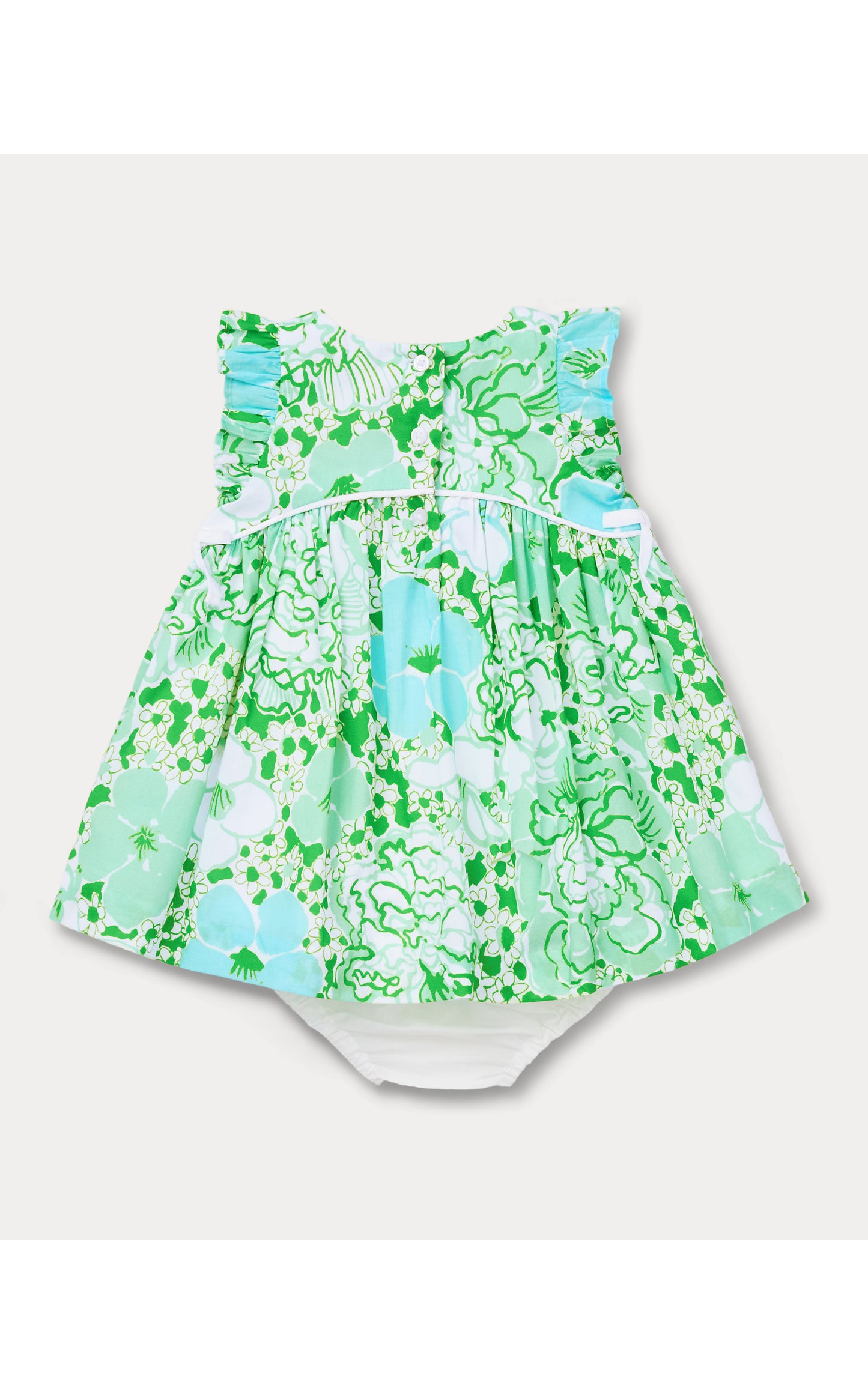 Lilly Pulitzer X Janie and Jack - Georgina Baby Dress - Mint Condition Burst Of Joy