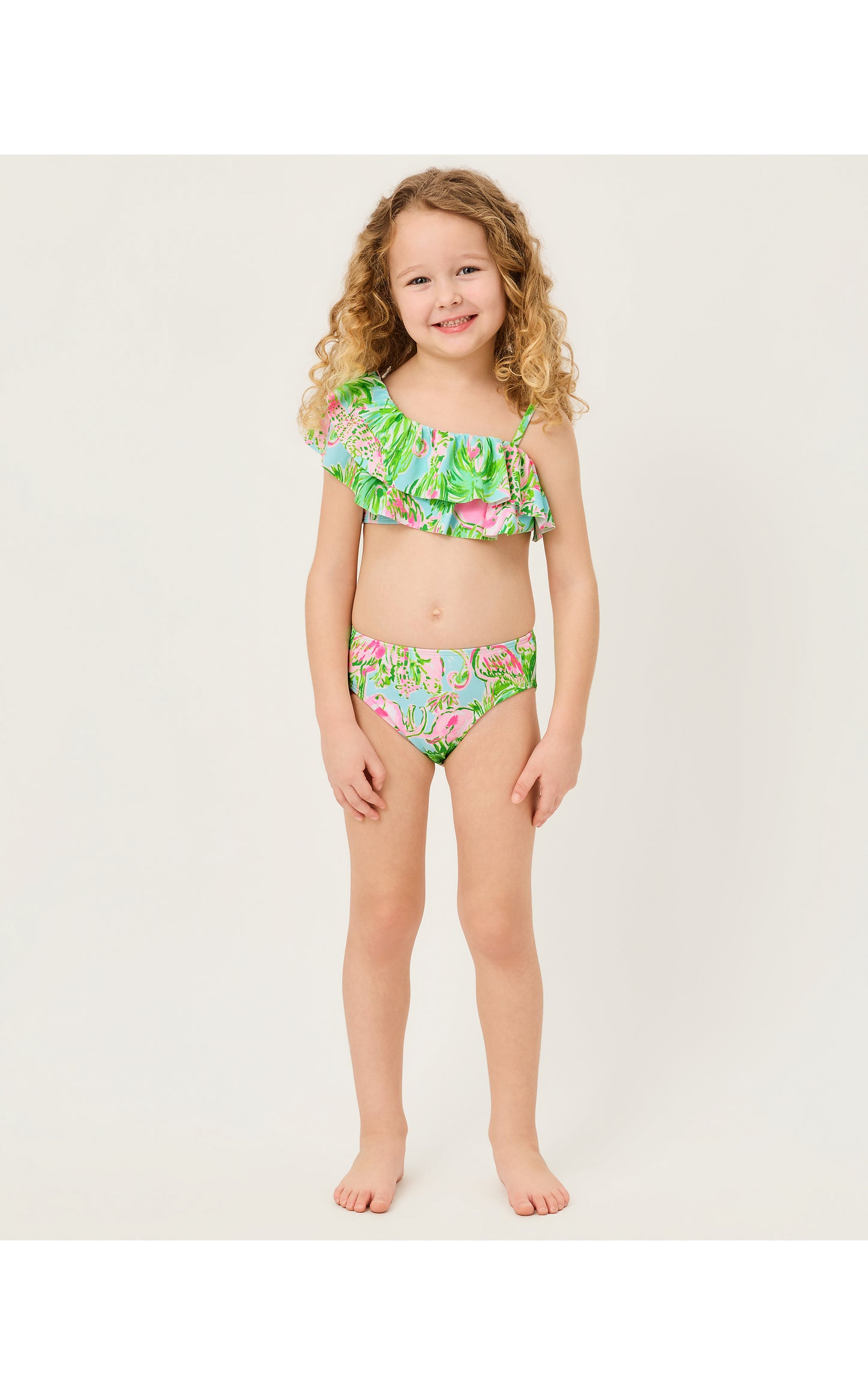 Lilly Pulitzer X Janie and Jack - Norabelle Ruffle Bikini - Multi On Parade