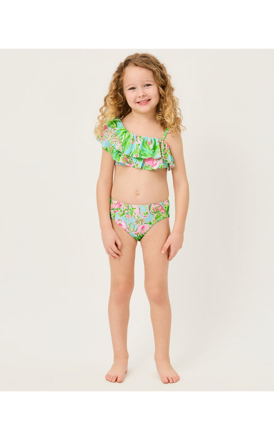 Lilly Pulitzer X Janie and Jack - Norabelle Ruffle Bikini - Multi On Parade