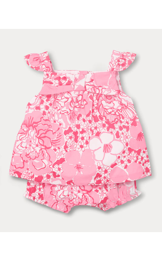 Lilly Pulitzer X Janie and Jack - Wilda Baby Set - Conch Shell Pink Burst Of Joy