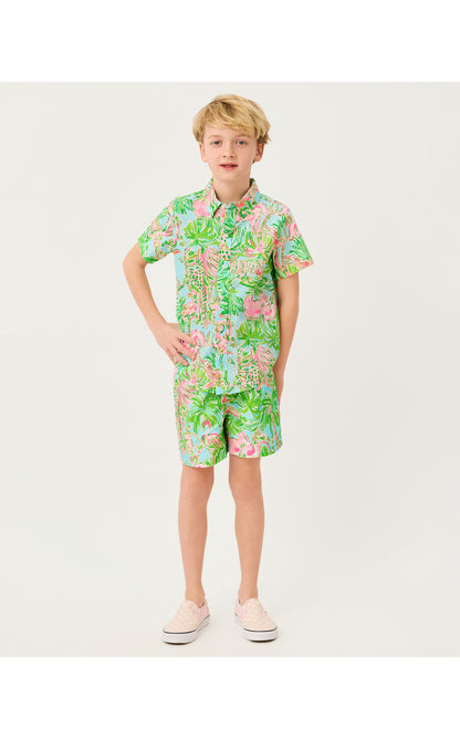 Lilly Pulitzer X Janie and Jack - Lavin Button Down - Multi On Parade