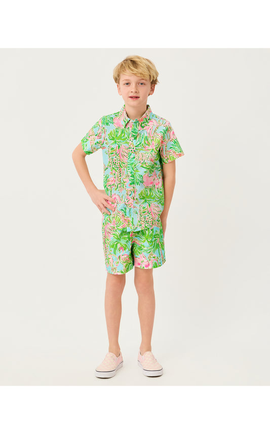 Lilly Pulitzer X Janie and Jack - Lavin Button Down - Multi On Parade