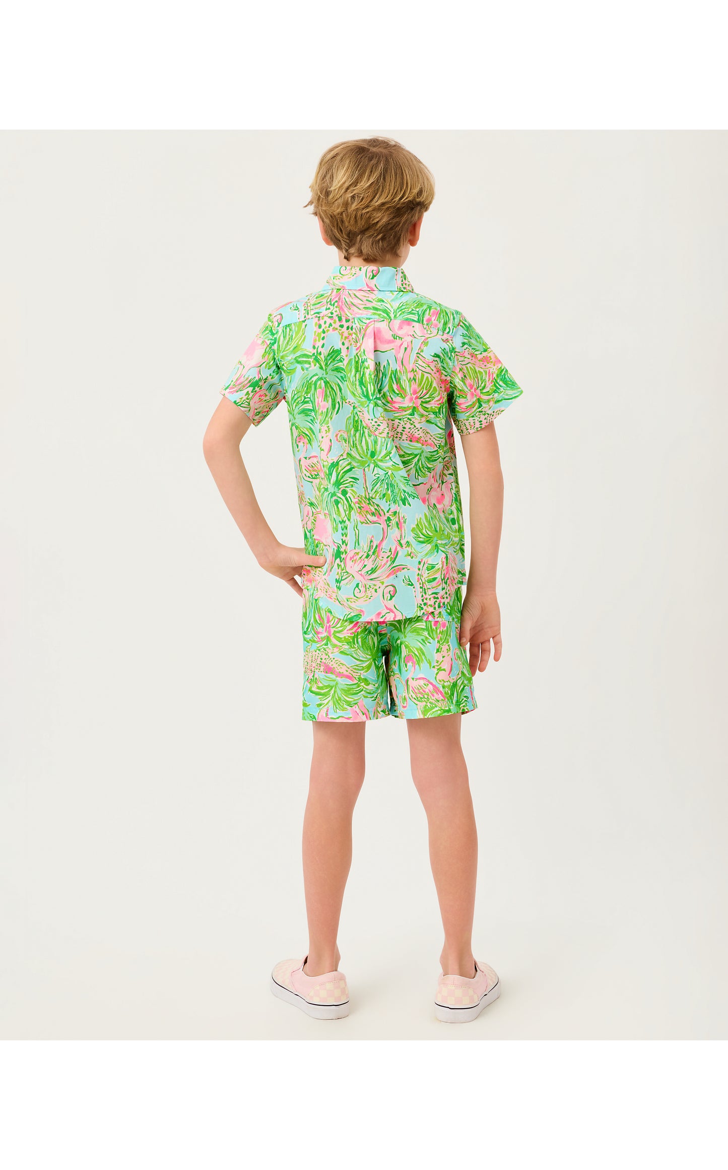 Lilly Pulitzer X Janie and Jack - Lavin Button Down - Multi On Parade