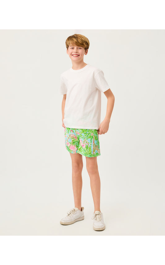 Lilly Pulitzer X Janie and Jack -Liam Carter Swim Trunk - Multi On Parade