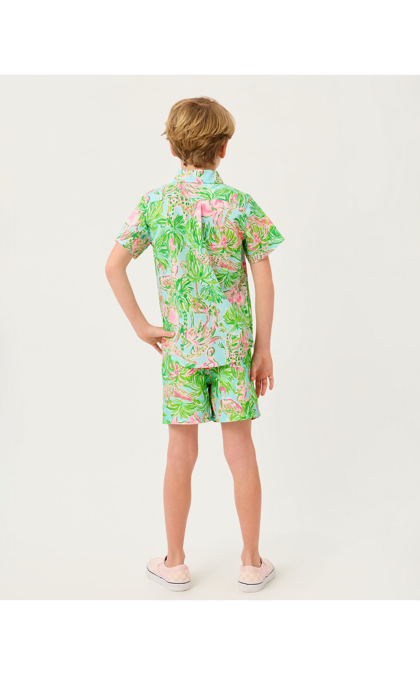 Lilly Pulitzer X Janie and Jack -Liam Carter Swim Trunk - Multi On Parade