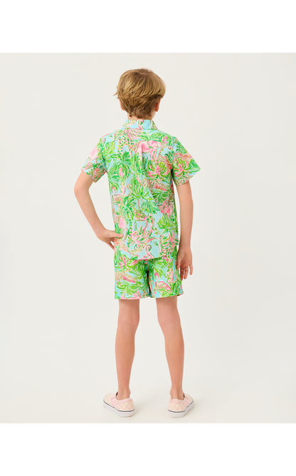 Lilly Pulitzer X Janie and Jack -Liam Carter Swim Trunk - Multi On Parade
