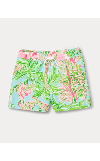 Lilly Pulitzer X Janie and Jack -Liam Carter Swim Trunk - Multi On Parade