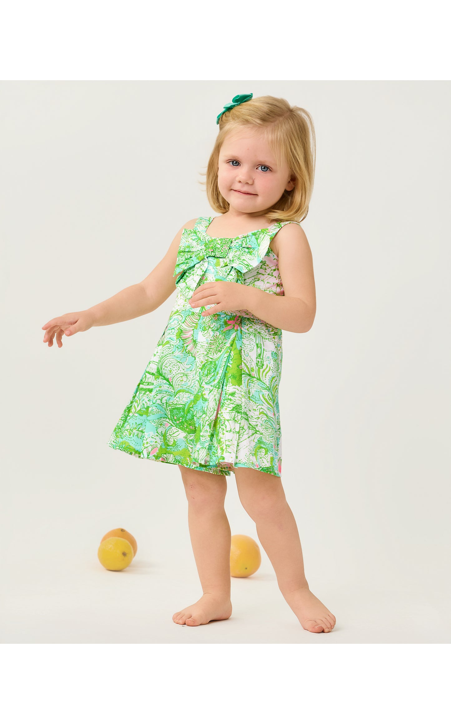 Lilly Pulitzer X Janie and Jack - Tinker Bow Romper - Resort White Ship To Shore