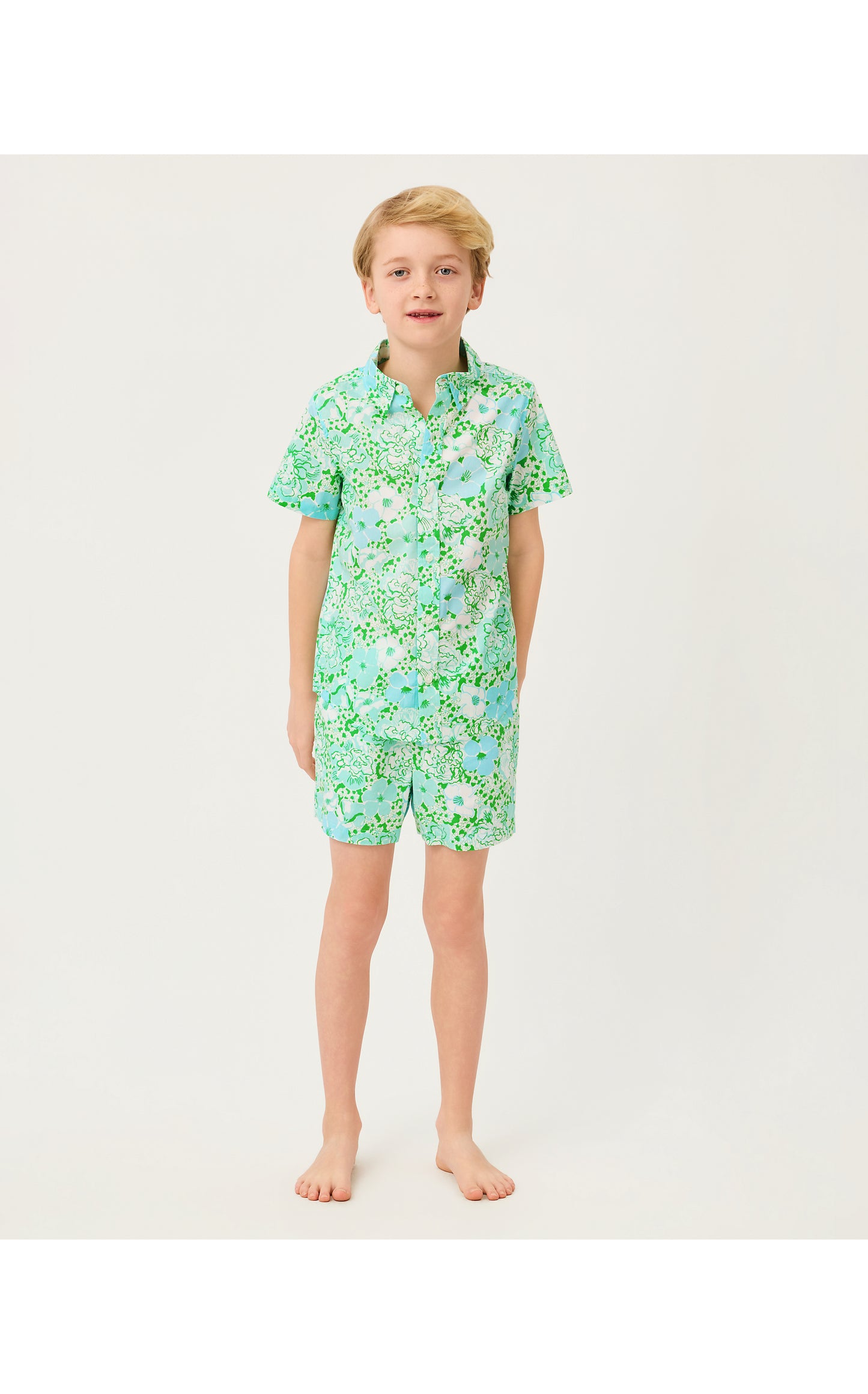 Lilly Pulitzer X Janie and Jack - Ollie Short - Mint Condition Burst Of Joy