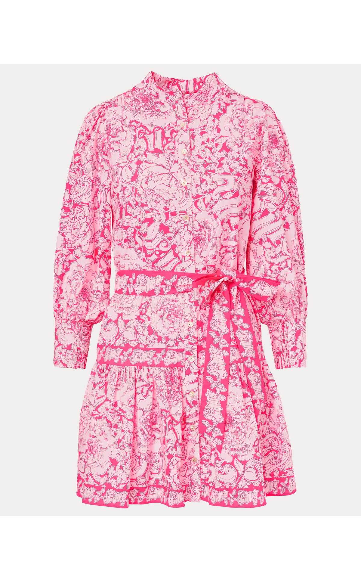 Drena Dress - Pink Aster A Rose By Any Other Name Engineered Woven Dress