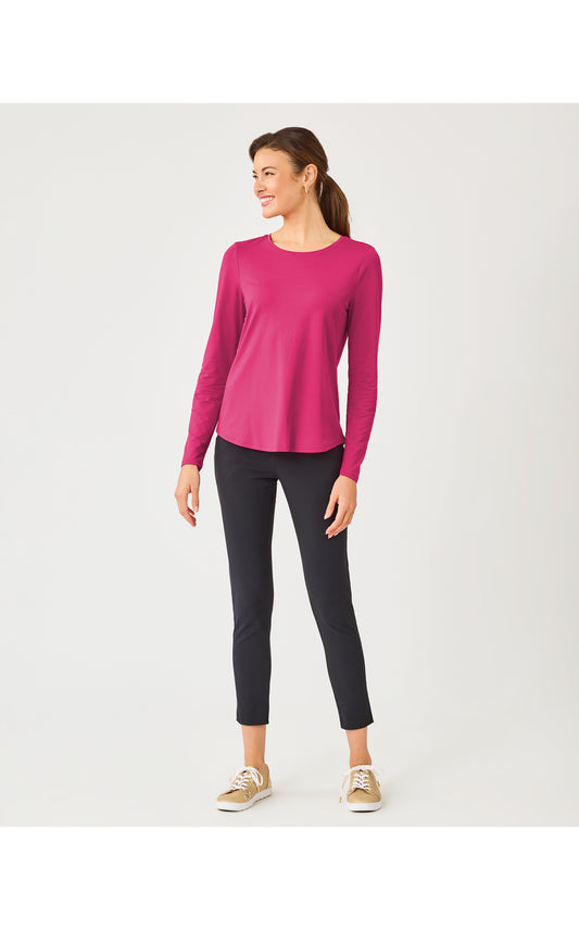 UPF50+ Westley Long Sleeve Active Tee - Berry Bouquet