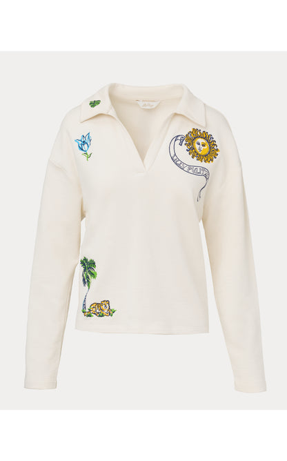 Corvaya Pullover - Multi Tropical Embellishment