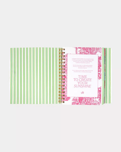 2026-2027 17 Month Leatherette Agenda - Mint Condition  Burst of Joy