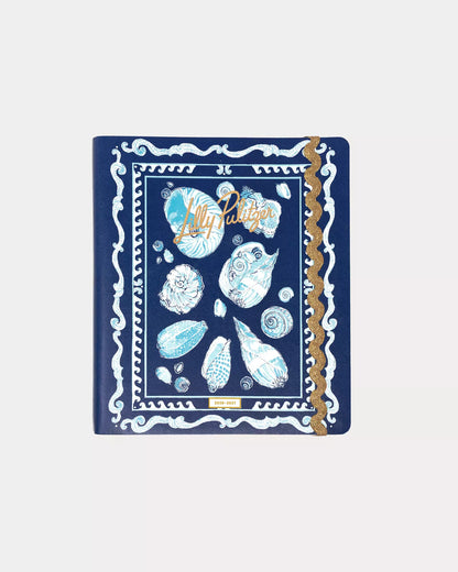 2026-2027 17 Month Leatherette Agenda - Shell Shine