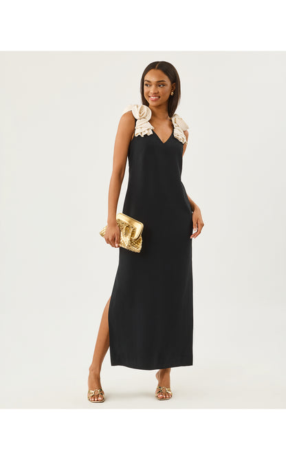 Roslind Maxi Dress - Noir