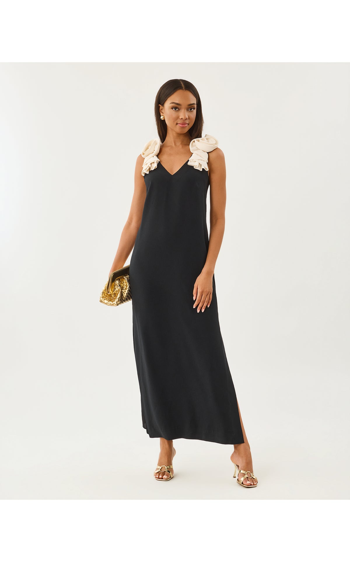 Roslind Maxi Dress - Noir