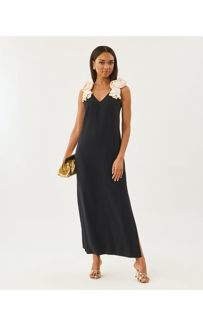 Roslind Maxi Dress - Noir