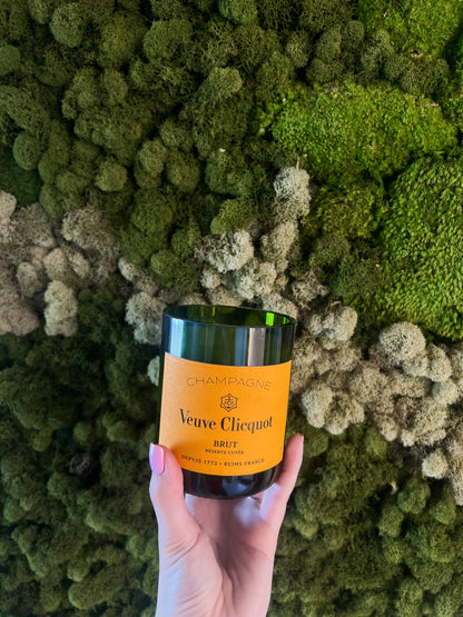 Recycled Veuve Novelty Candle: Small